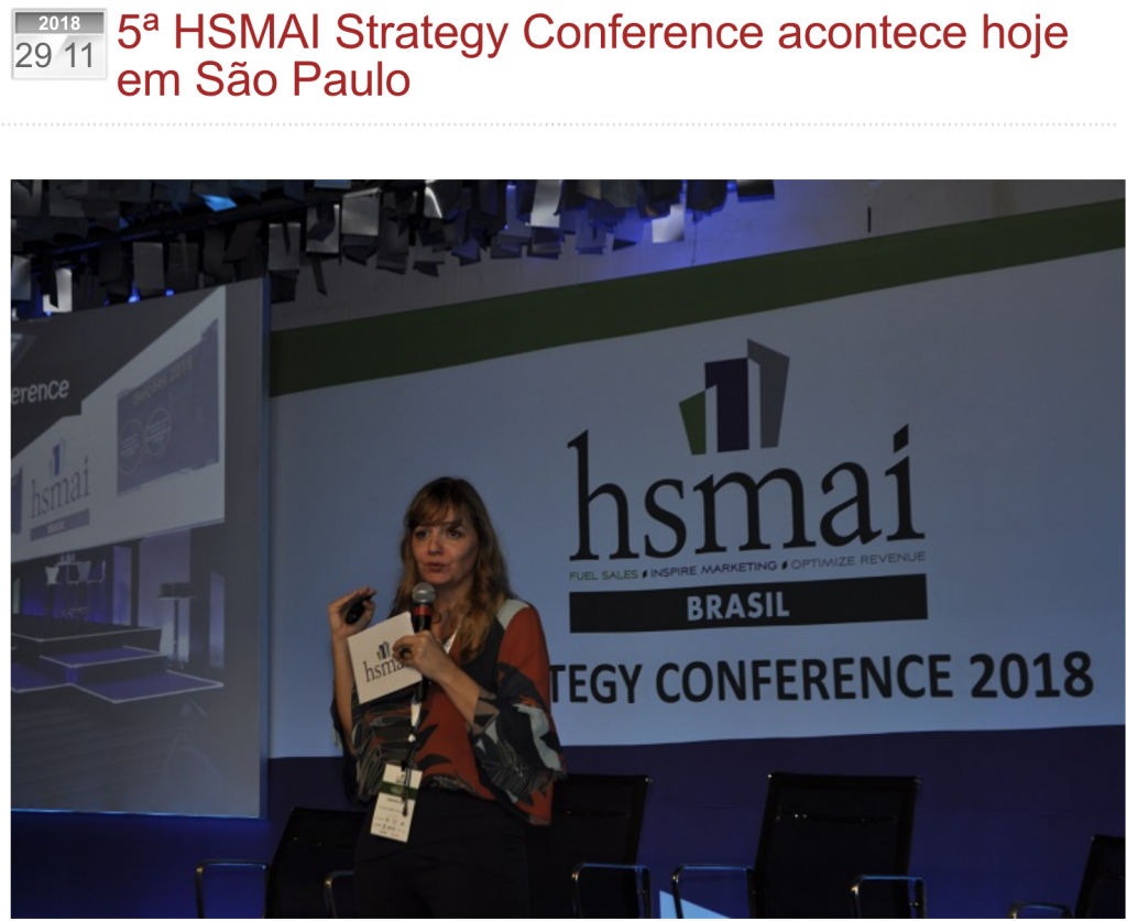 5ª HSMAI Strategy Conference acontece hoje em São Paulo