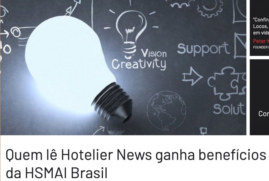 Quem lê Hôtelier News ganha benefícios da HSMAI Brasil