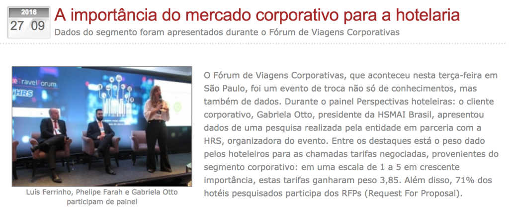 A Importância do Mercado Corporativo para a Hotelaria