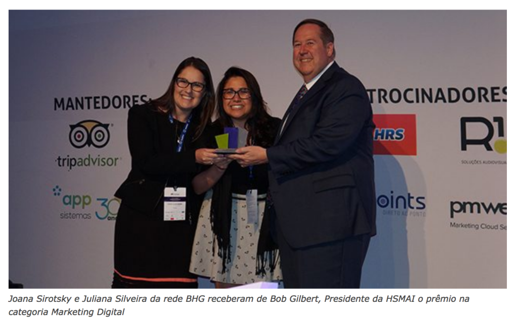 HSMAI premia empresas do setor e anuncia agenda 2017