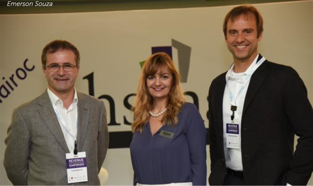 Luigi Rotunno (La Torre), Gabriela Otto (GO e HSMAI) e Alexandre Gehlen (Intercity)