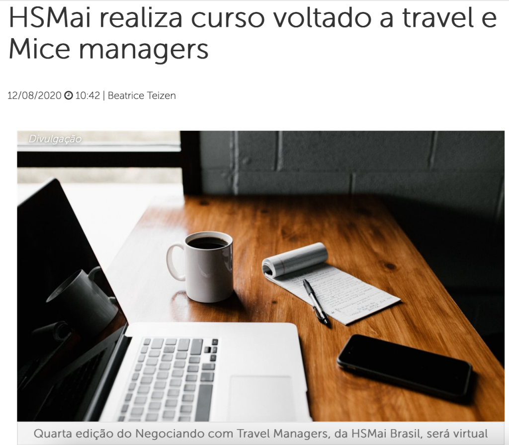 HSMAI realiza curso sobre Travel e MICE Managers