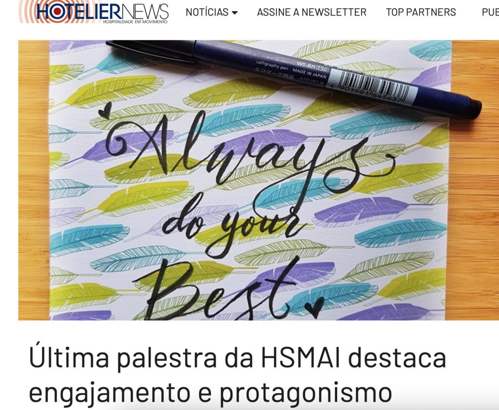 Última palestra da HSMAI destaca engajamento e protagonismo